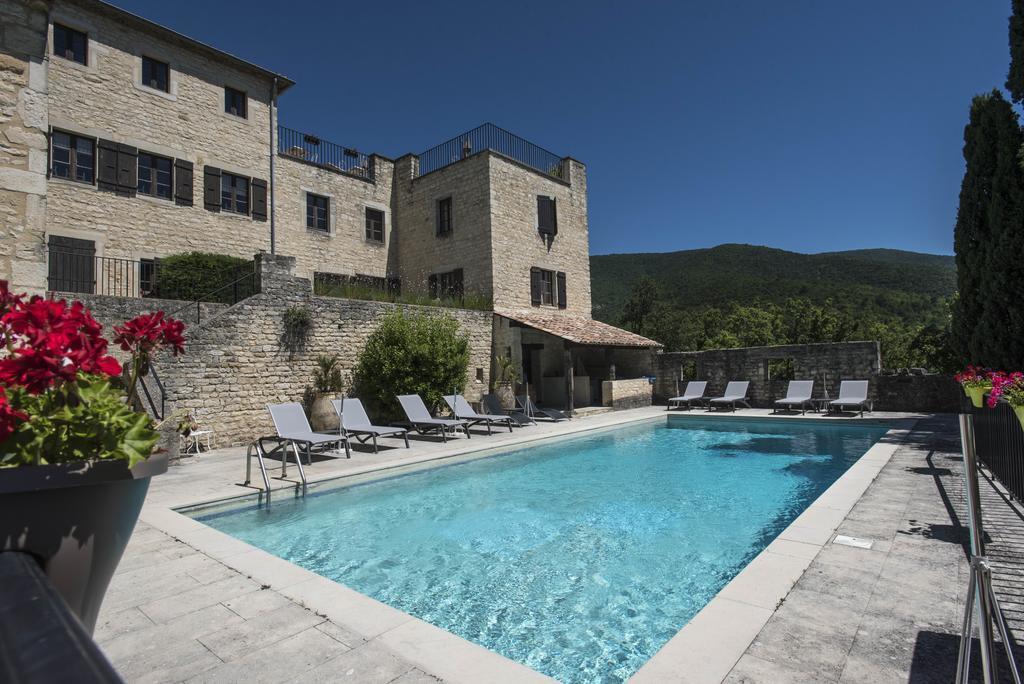 Logis Hotel Les Hospitaliers Le Poët-Laval Esterno foto