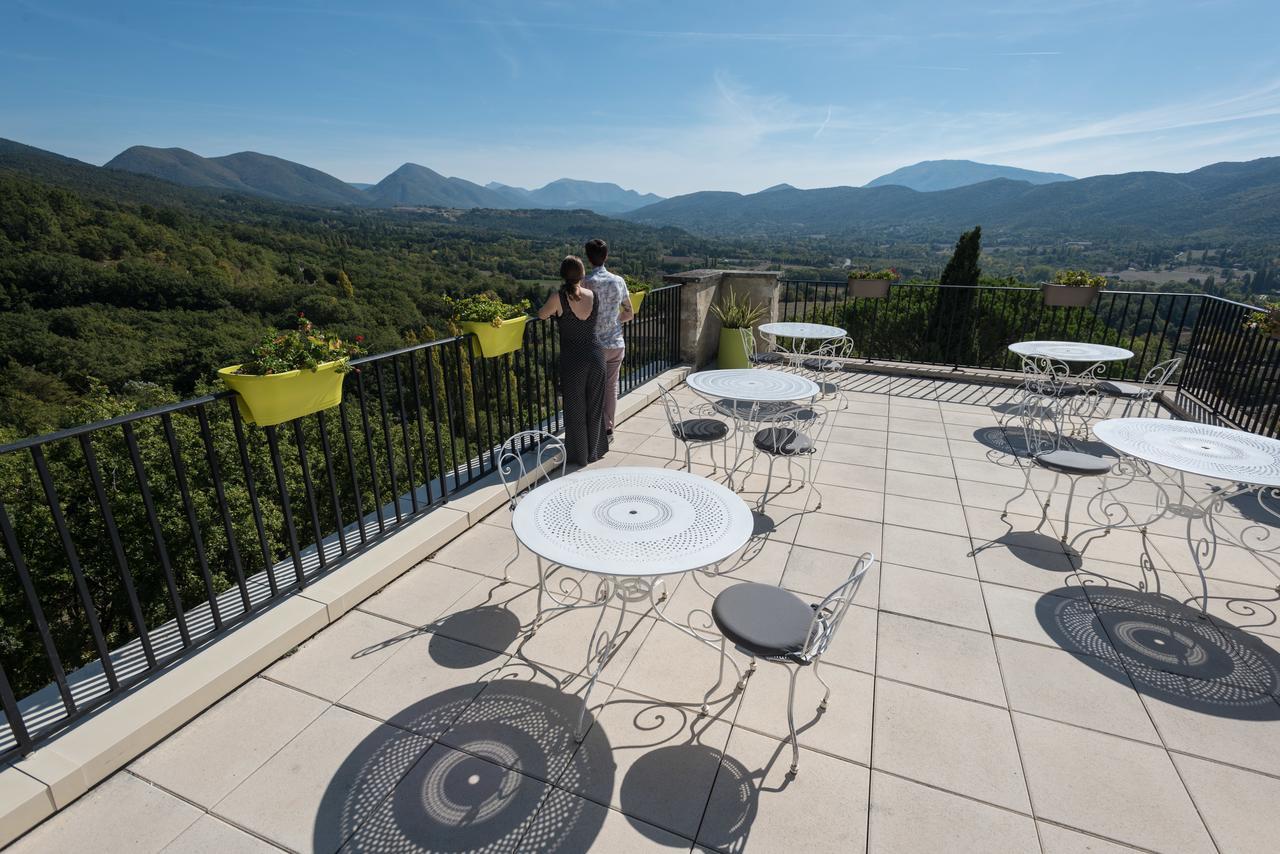 Logis Hotel Les Hospitaliers Le Poët-Laval Esterno foto